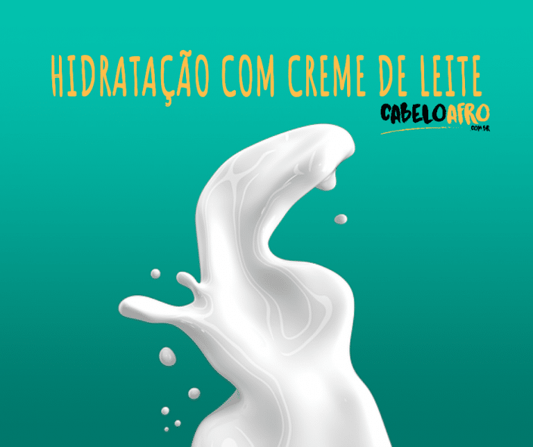 Hidratação com creme de leite