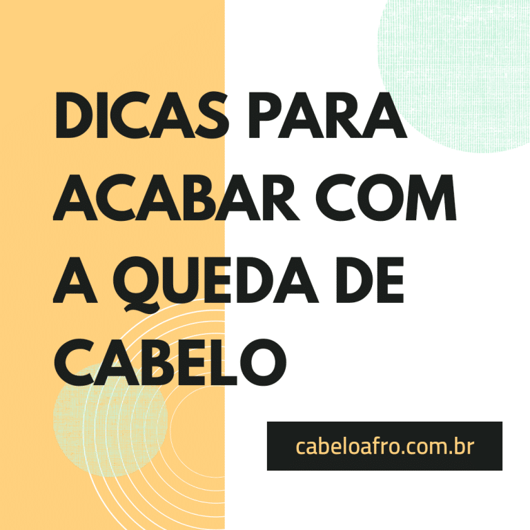 Dicas para acabar com a queda de cabelo