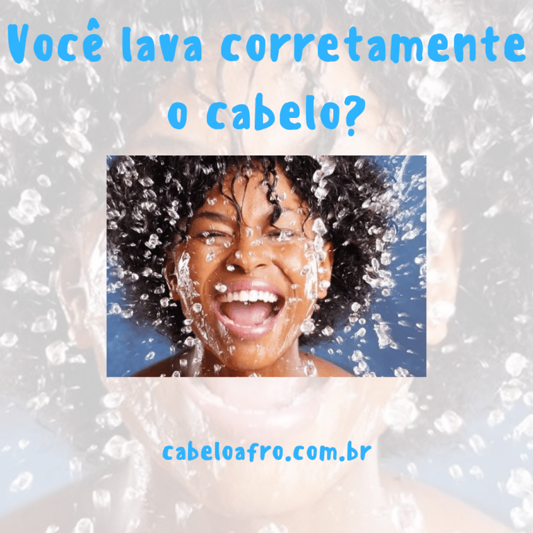 Você lava o cabelo corretamente?
