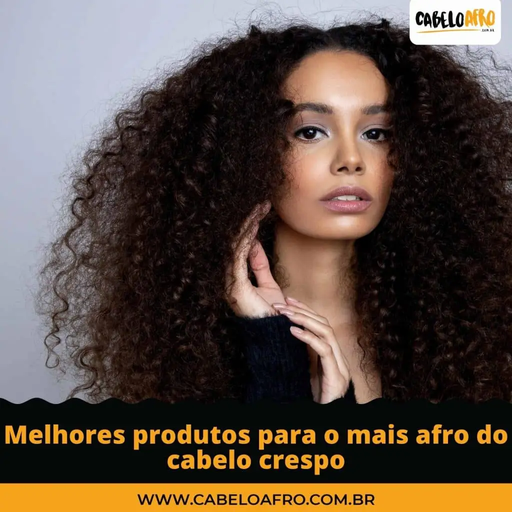 Melhores produtos para o mais afro do cabelo crespo