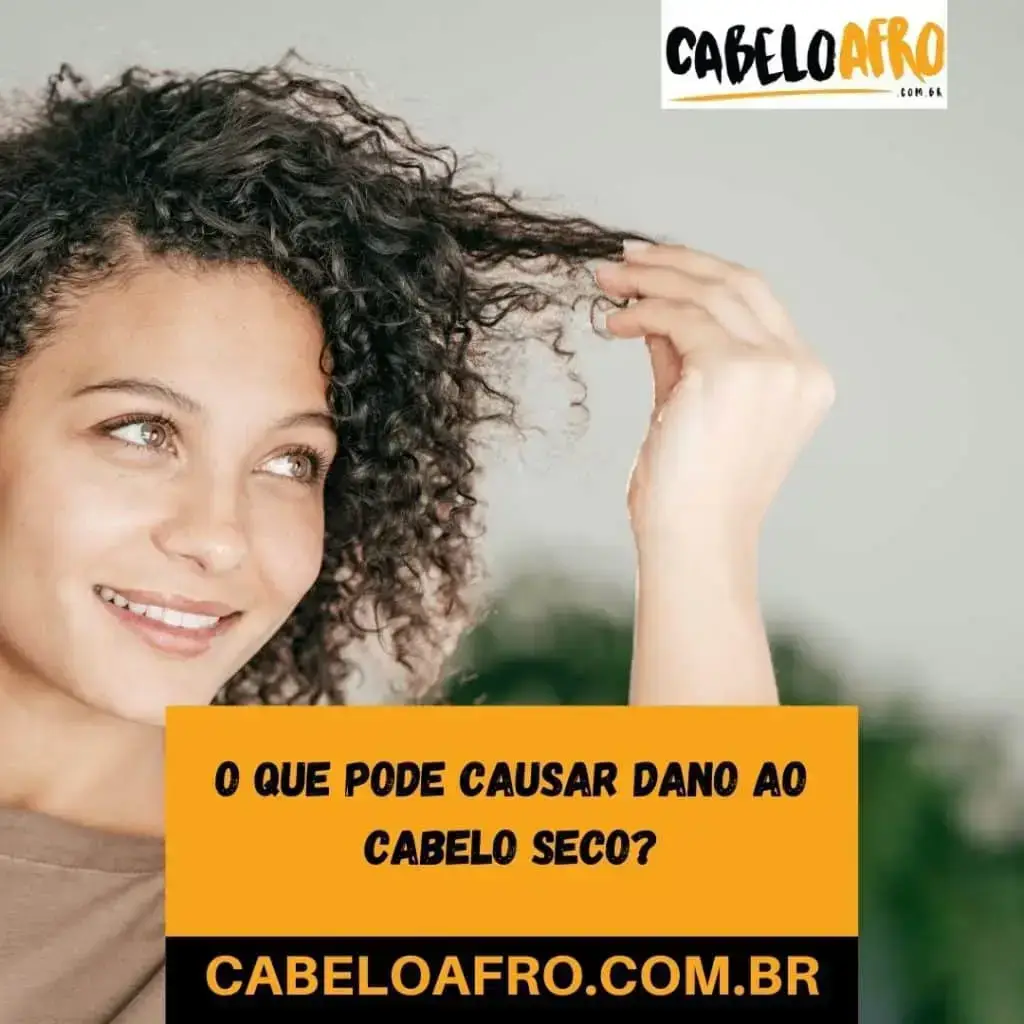 O que pode causar dano ao cabelo seco?