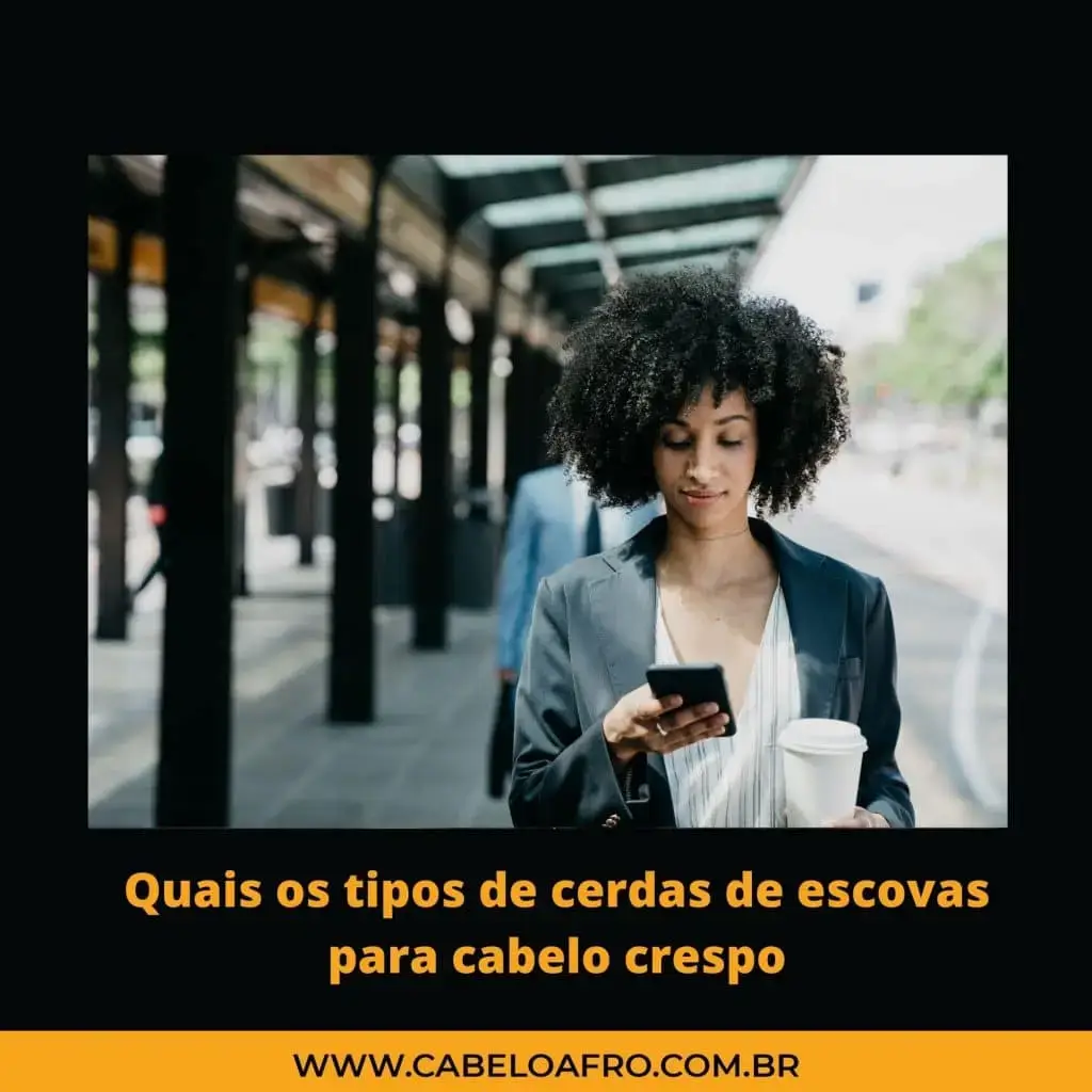 Quais os tipos de cerdas de escovas para cabelo crespo