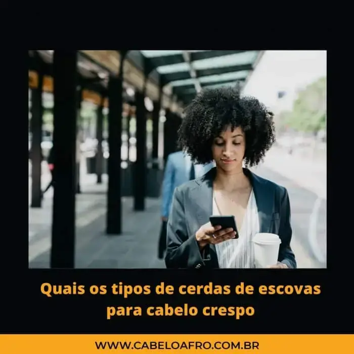 Quais os tipos de cerdas de escovas para cabelo crespo