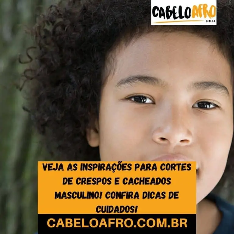 Veja as inspirações para cortes de crespos e cacheados masculino! Confira dicas de cuidados!