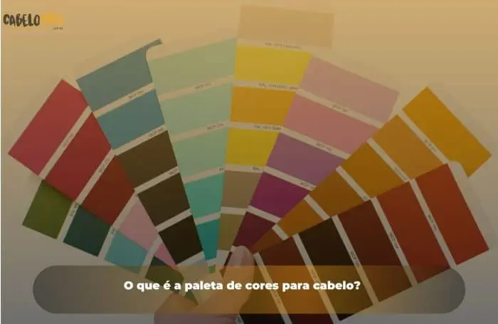 O que é a paleta de cores para cabelo?