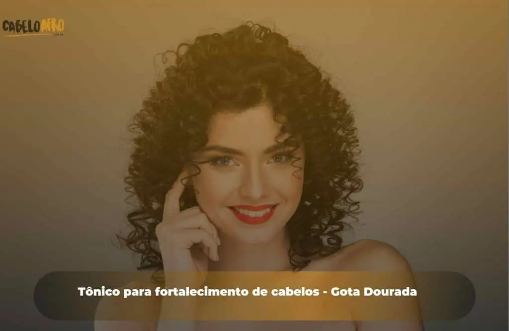Tônico para fortalecimento de cabelos - Gota Dourada