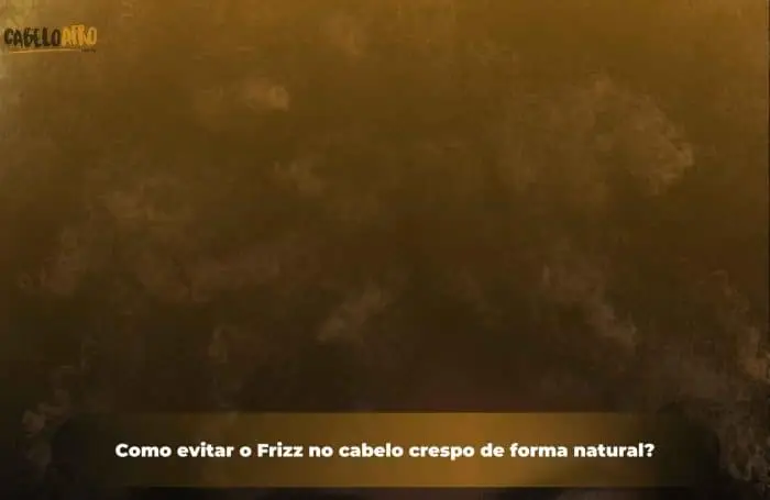 Como evitar o Frizz no cabelo crespo de forma natural?